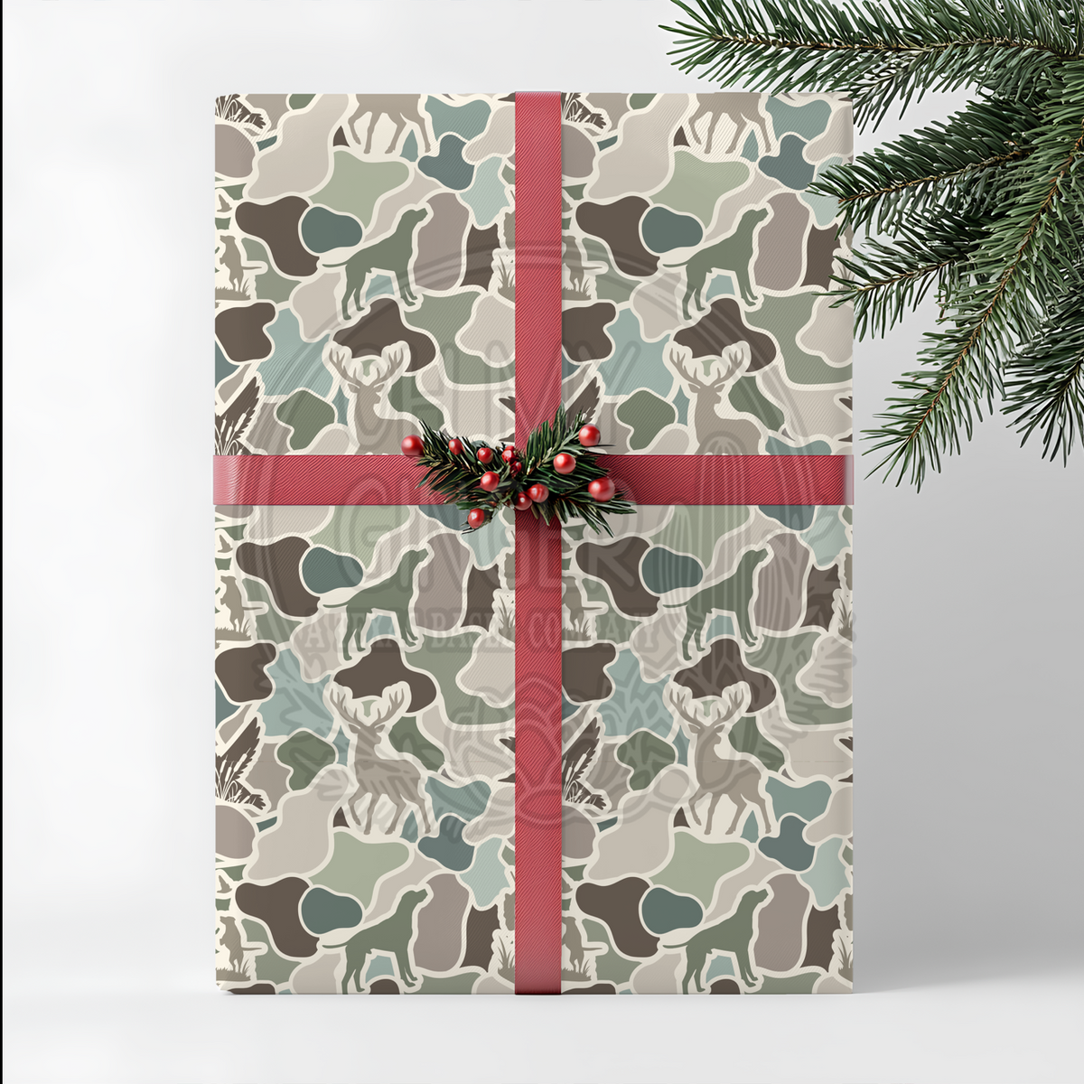 Hunting Camo Wrapping Paper