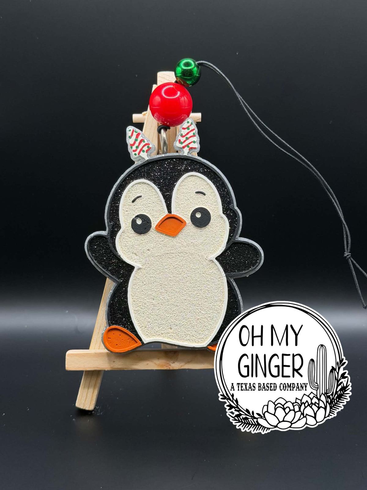 Penguin - Freshie car freshie design by Oh My Ginger