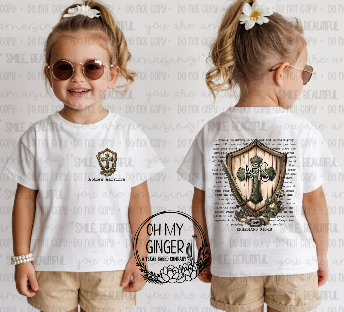 AGS Green Shield (Black Letters) - Kids