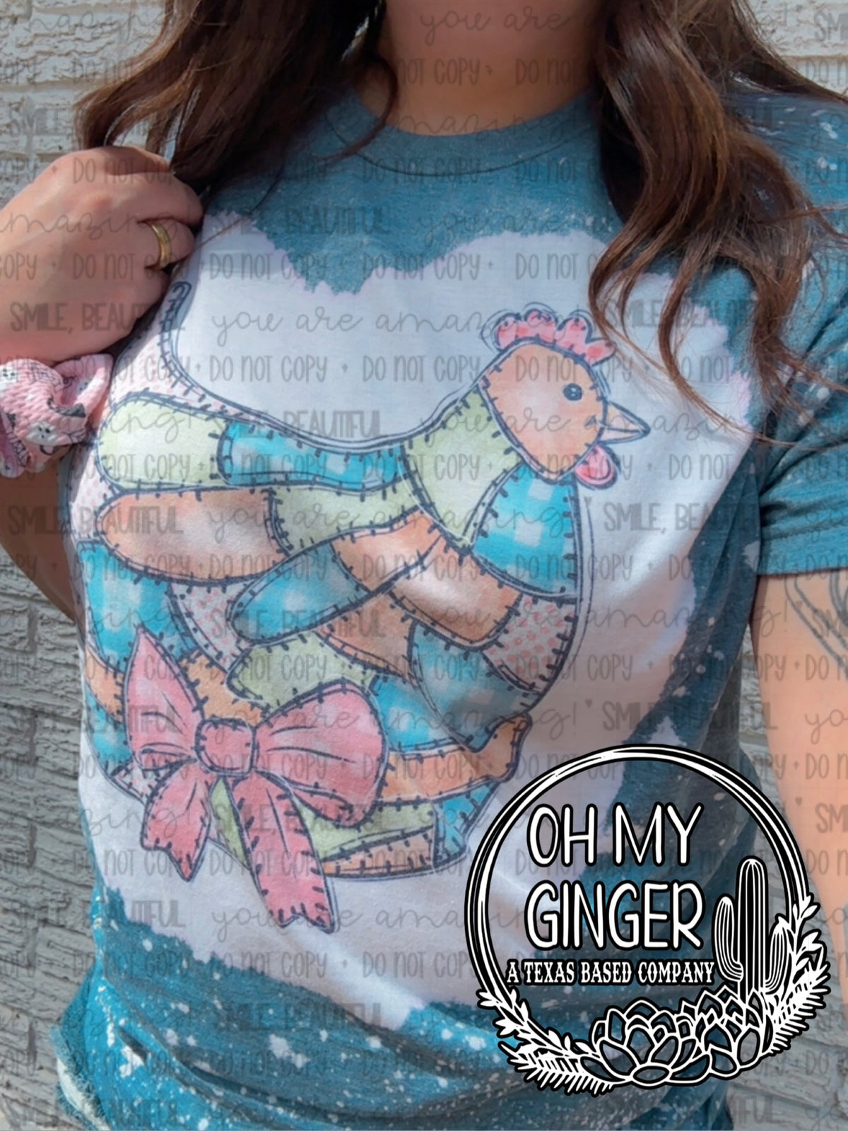 Patchwork Hen & Pretty Bow