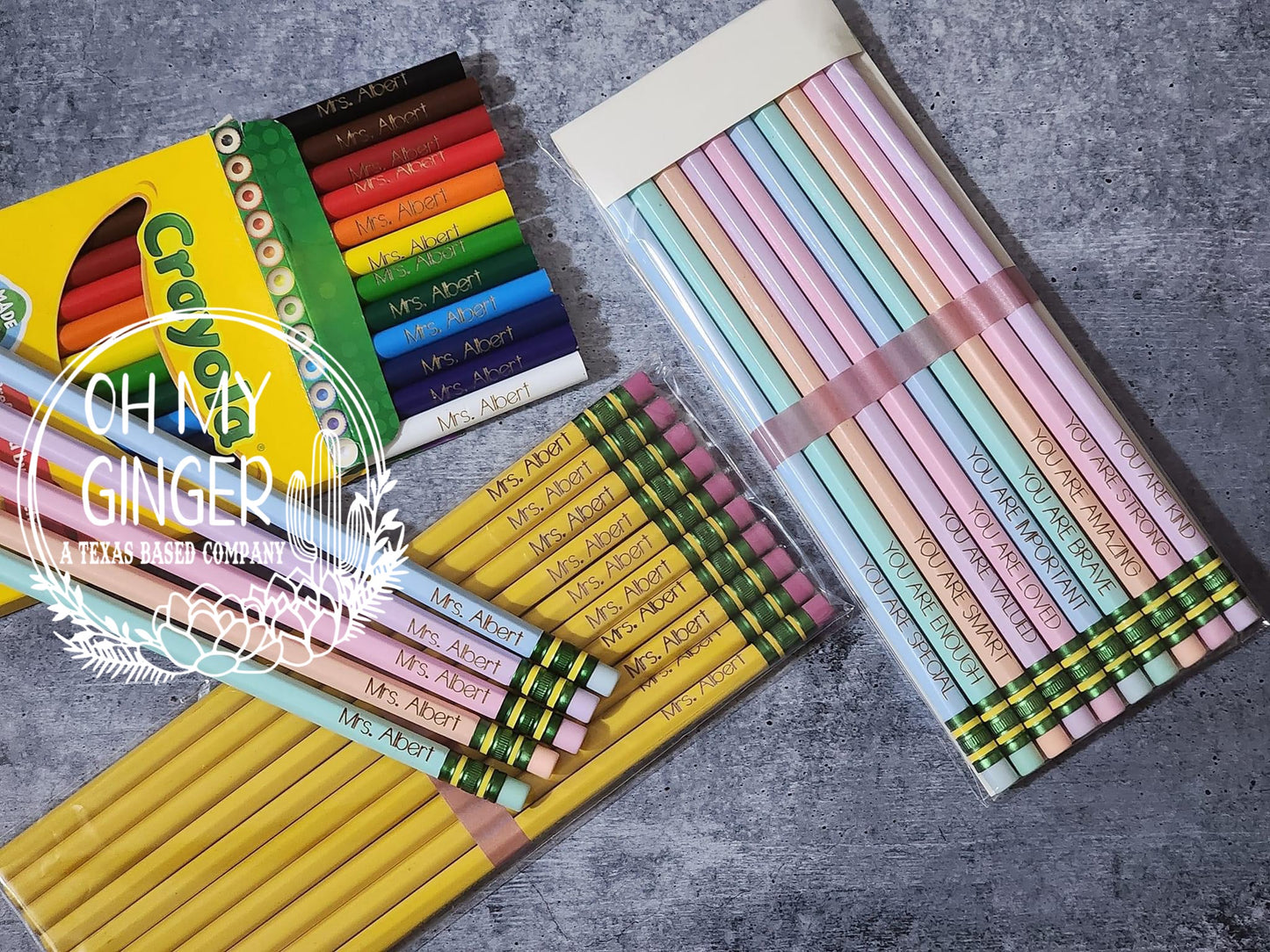 Engraved Pencils