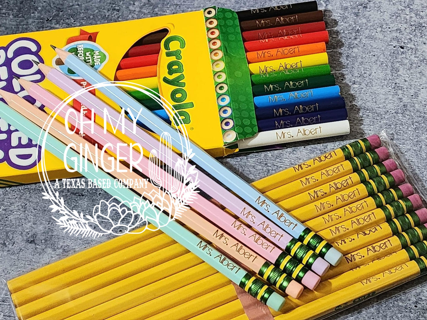 Engraved Pencils