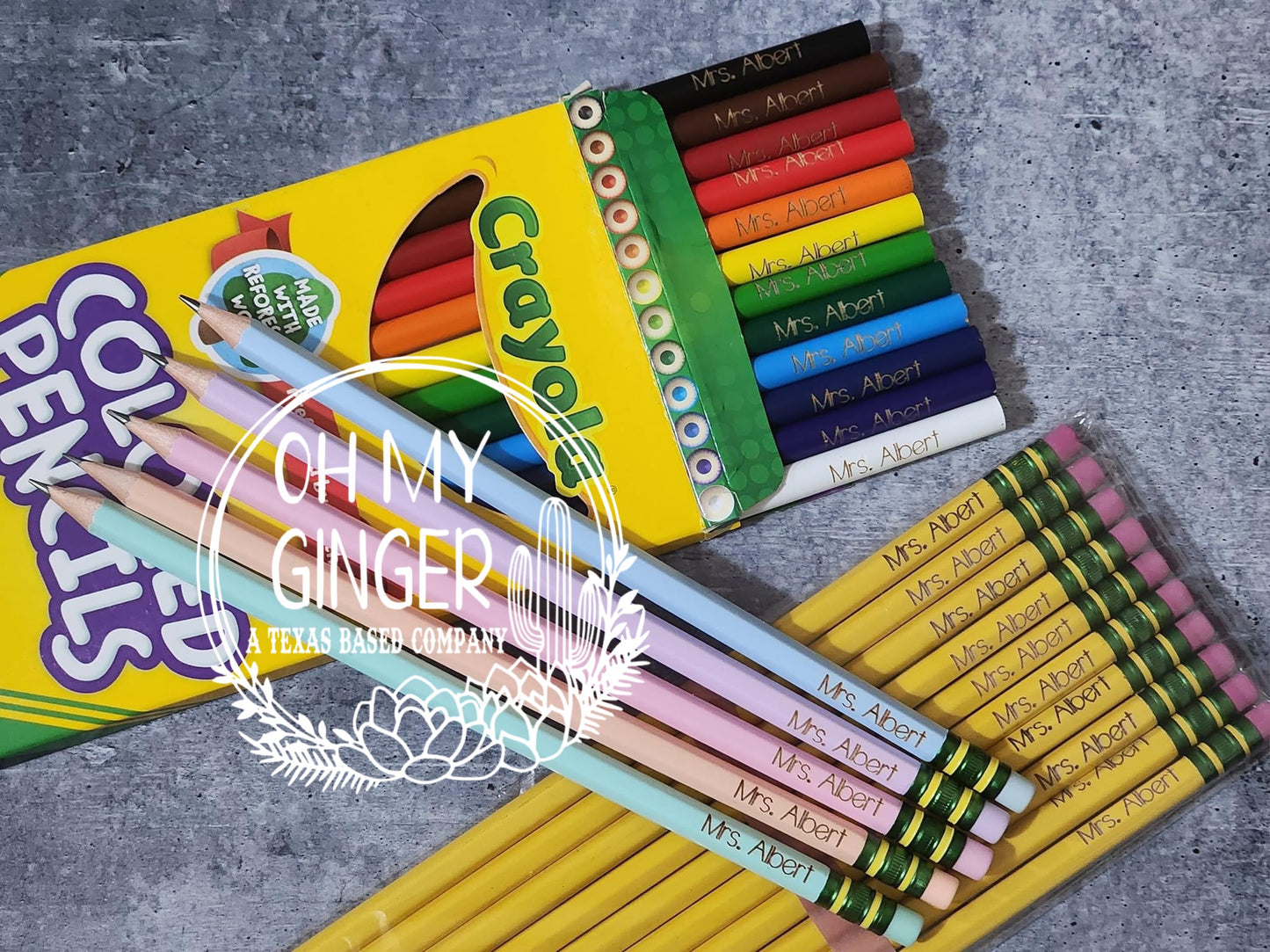 Engraved Pencils