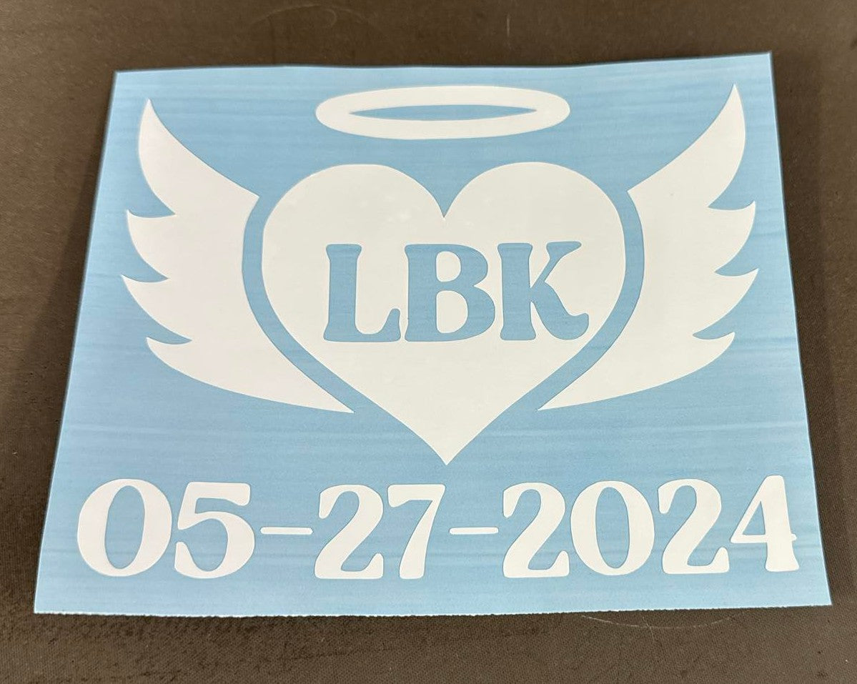 Kiersten, Landon, & Bentley Memorial Decal