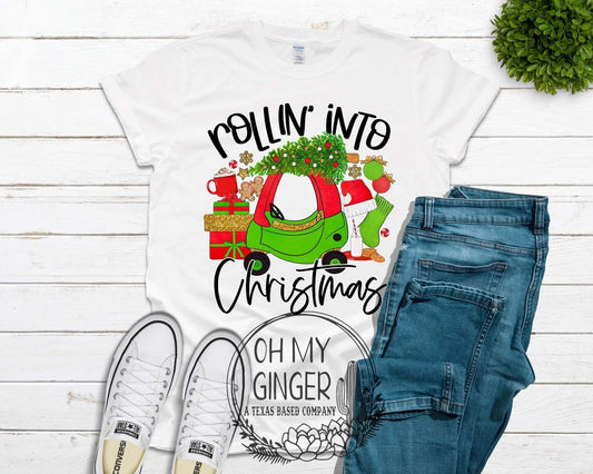 Rollin' Into Christmas (Green) - Kids