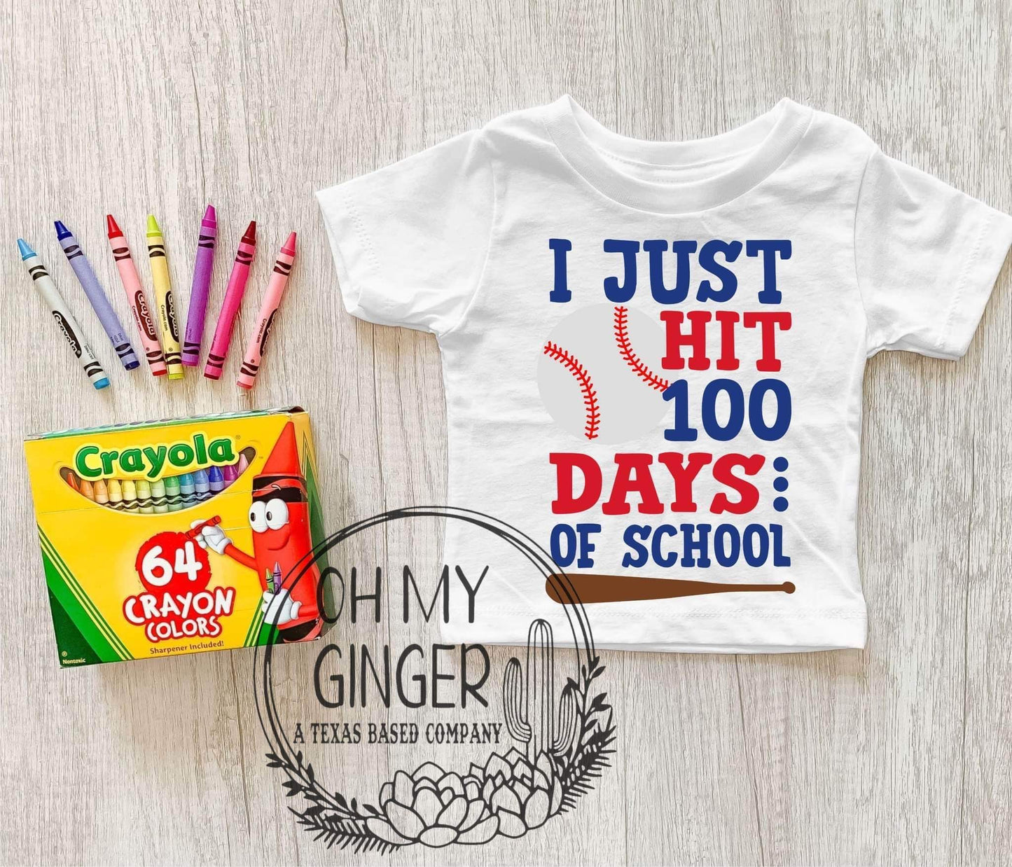 100 Days of School - Baseball