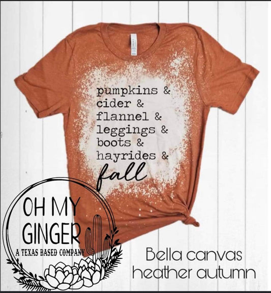 Pumpkins, Cider, Flannel, Leggings, Boots, Hayrides, & Fall