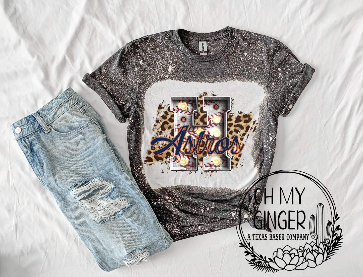 Houston Astros Leopard - Kids