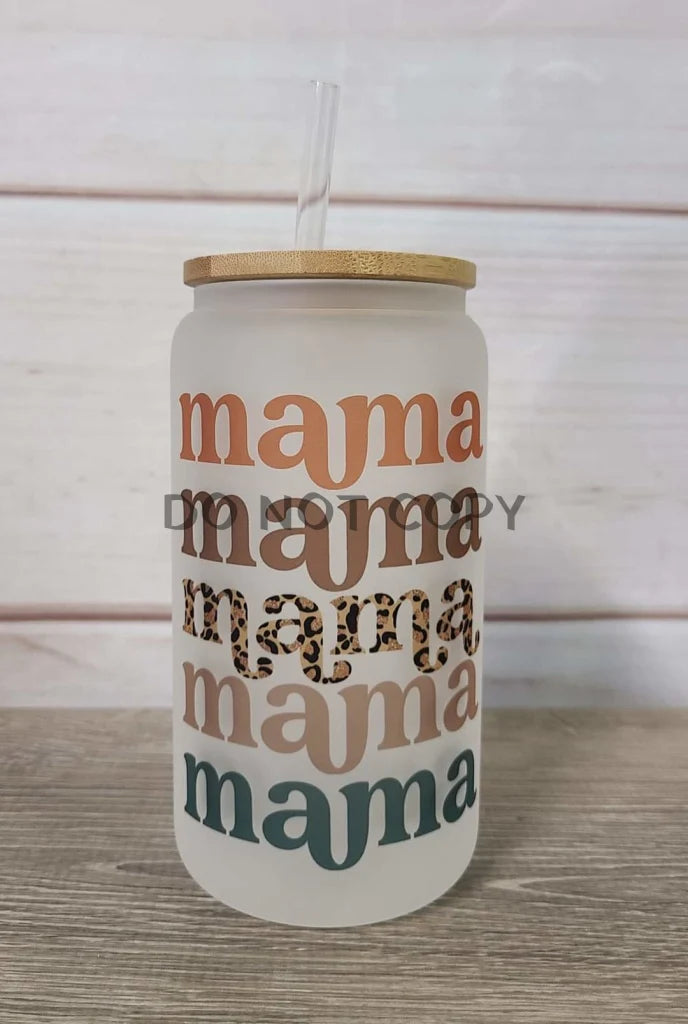 Mama Repeat Glass Can