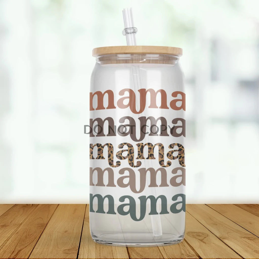 Mama Repeat Glass Can