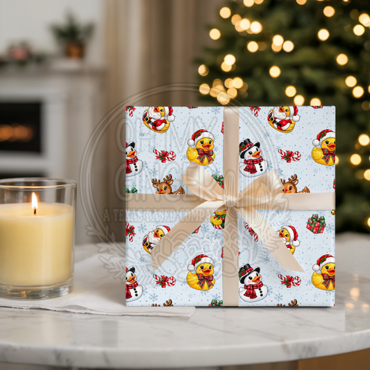 Christmas Ducks Wrapping Paper