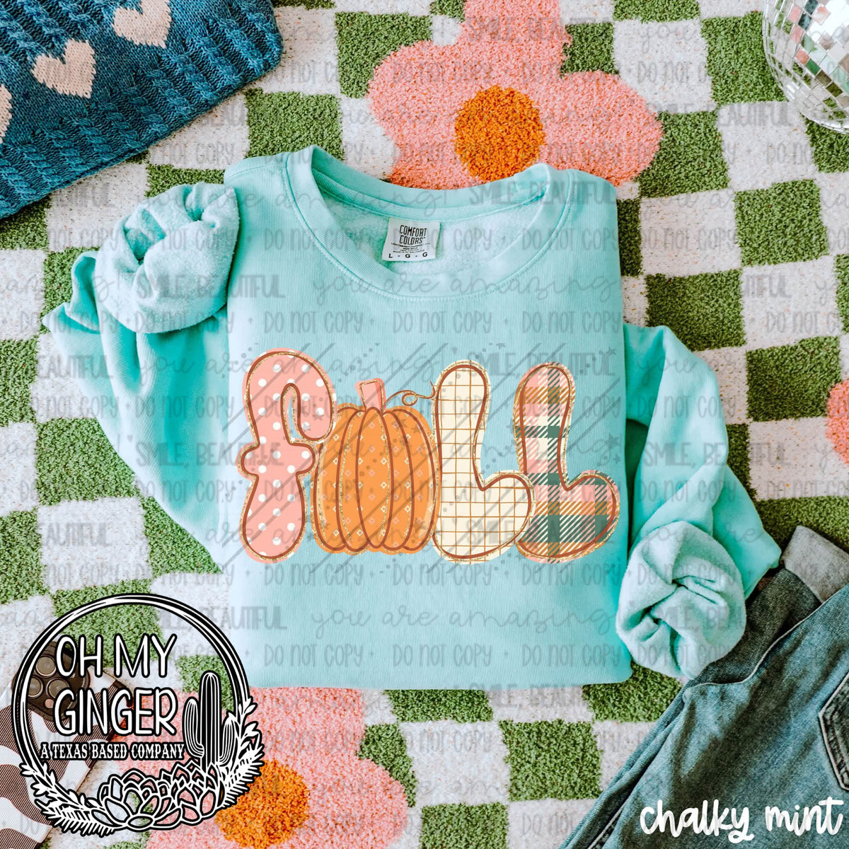 Fall design featuring a warm, seasonal fall graphic celebrating autumn by Oh My Ginger