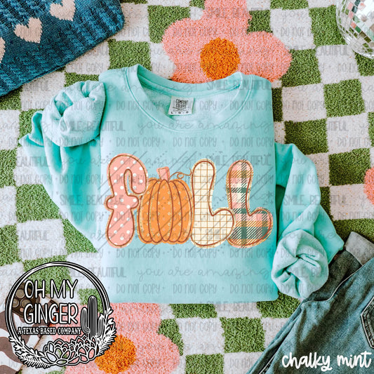 Fall design featuring a warm, seasonal fall graphic celebrating autumn by Oh My Ginger