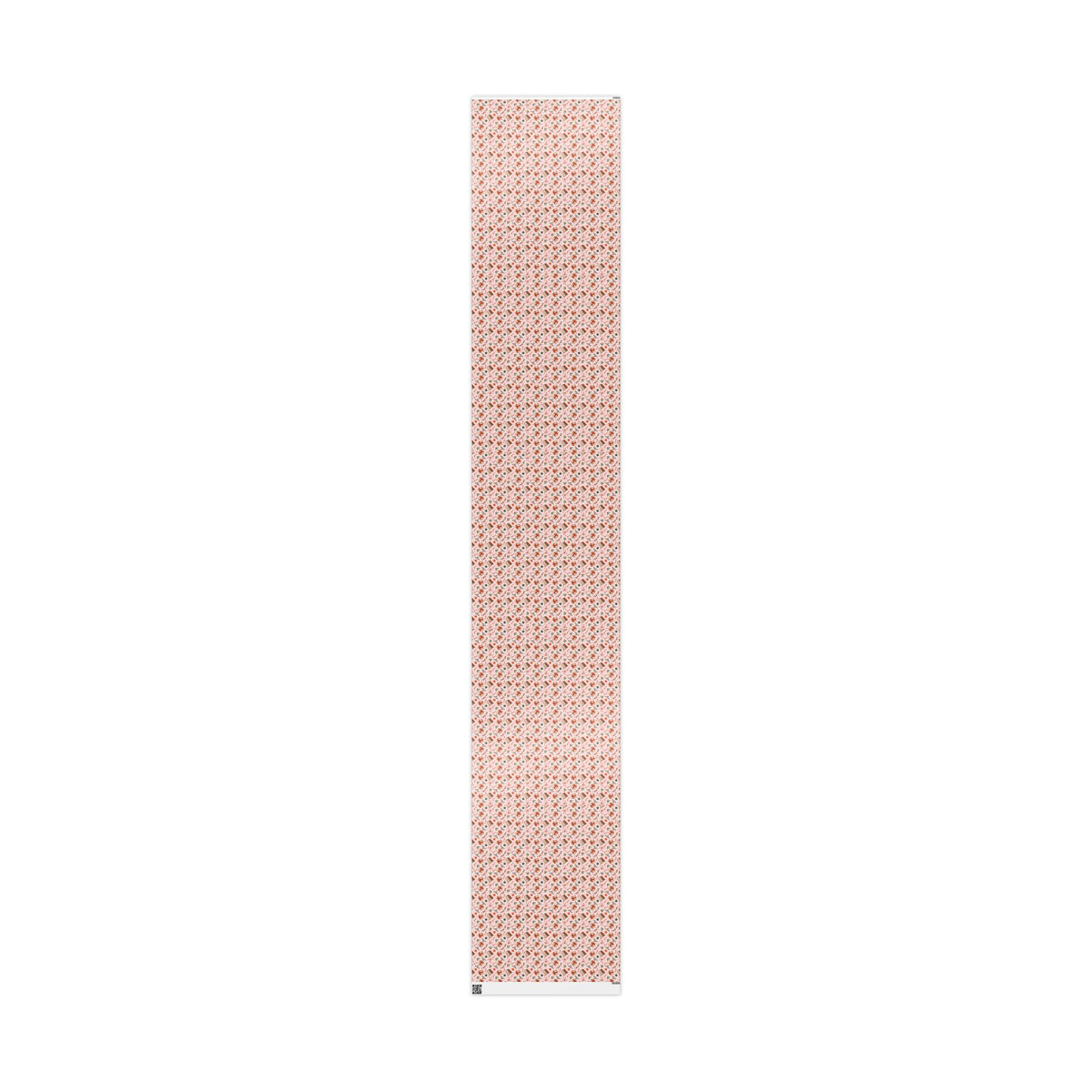 Pink Bookish Christmas Wrapping Paper, Holiday Books, Bows & Christmas Lights, Gift Wrap for Book Lovers