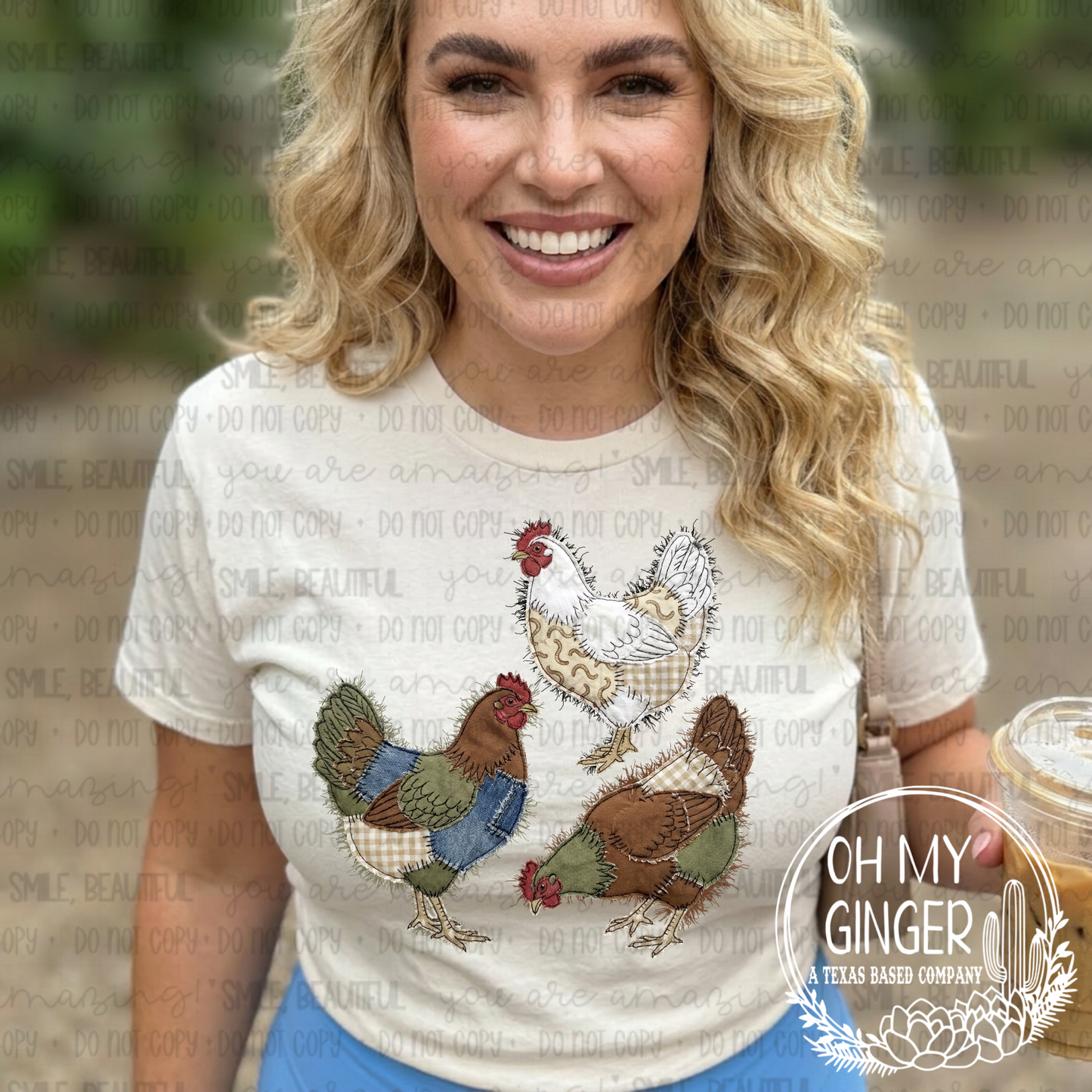 Chicken Trio Vintage