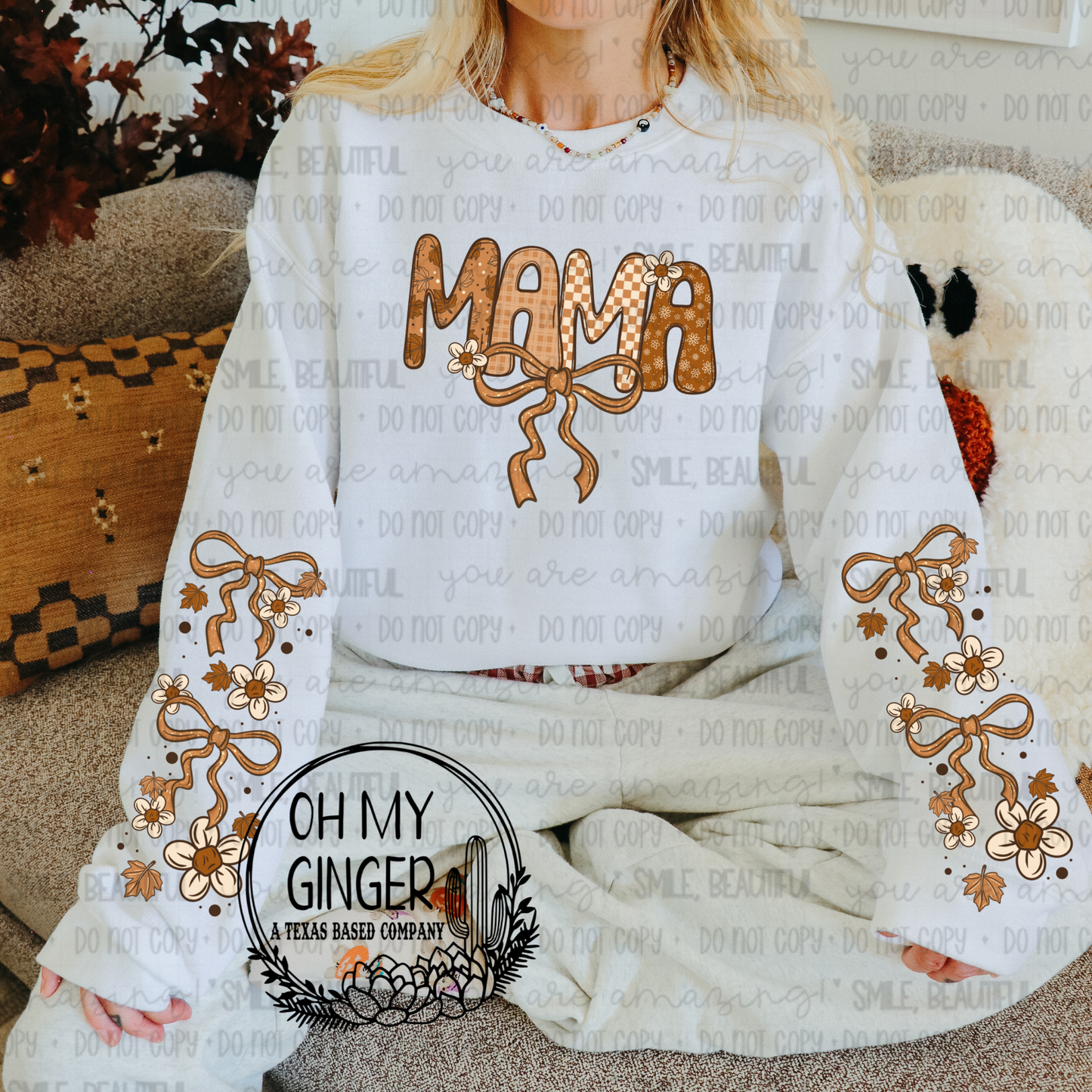 Fall Mama with Bows