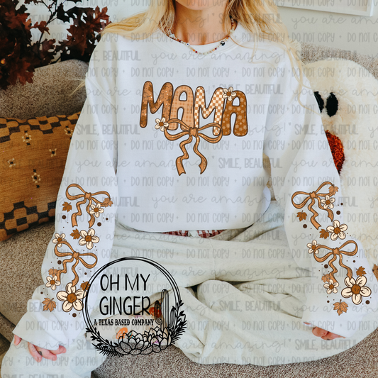 Fall Mama with Bows