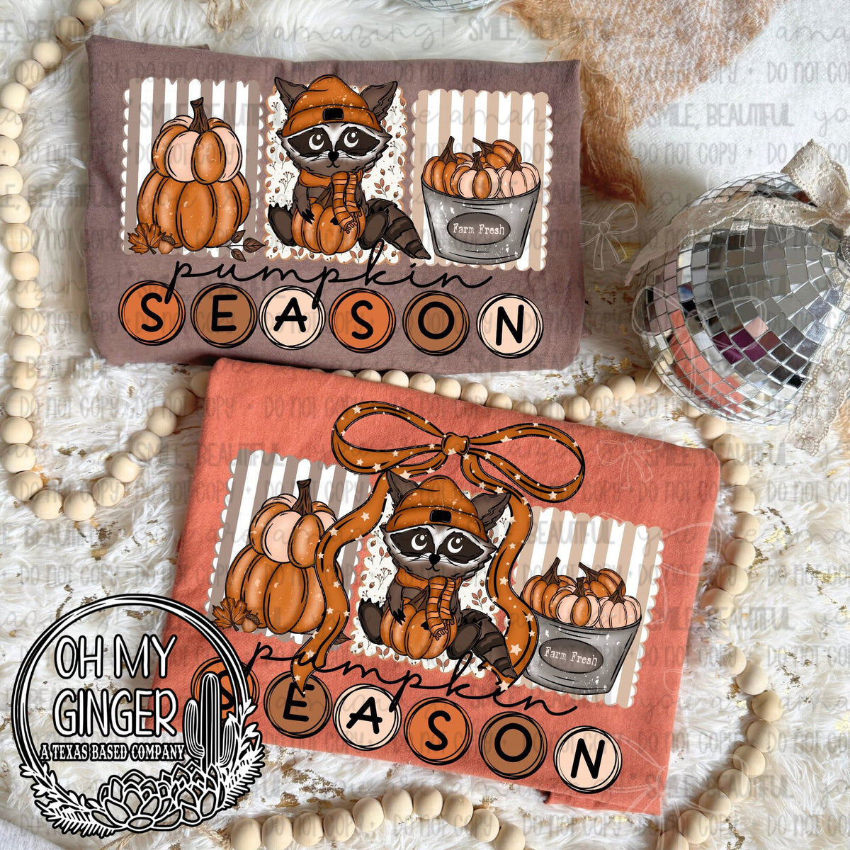 Pumpkin Season design featuring cozy pumpkin-season typography with an autumn theme by Oh My Ginger