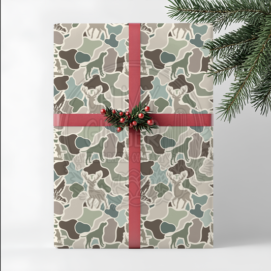 Hunting Camo Wrapping Paper