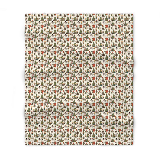 Christmas Tree Pattern Throw Blanket