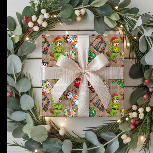Texas Things Christmas Wrapping Paper