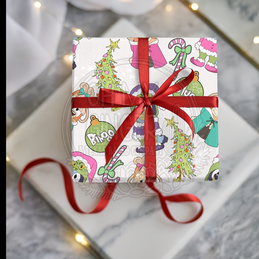 Bluey Ornaments Wrapping Paper