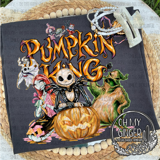 Pumpkin King — a pumpkin-king character collage with Halloween details
