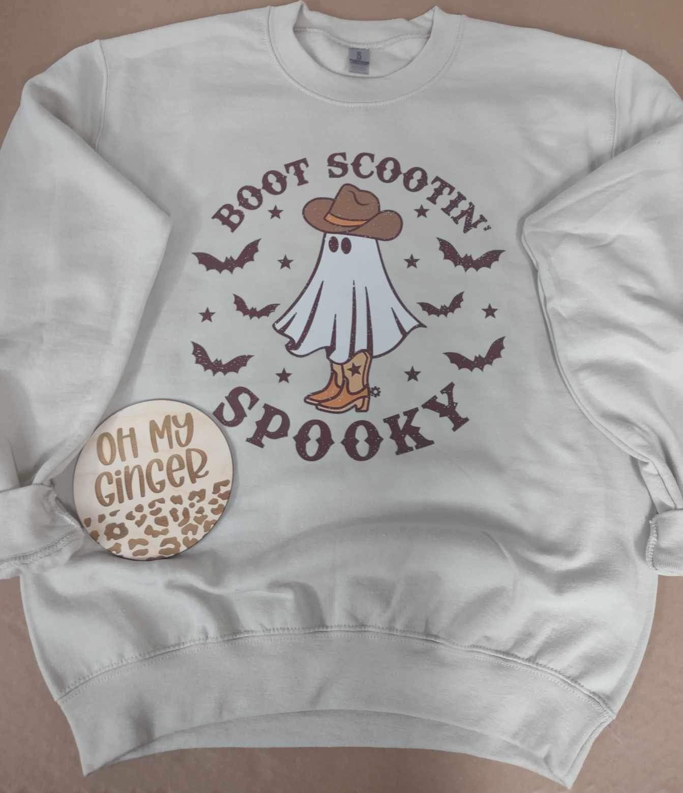 Boot Scootin’ Spooky Ghost Sweatshirt