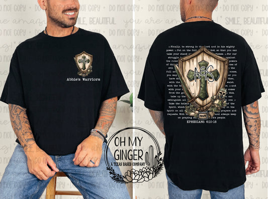 AGS Green Shield - White Letters