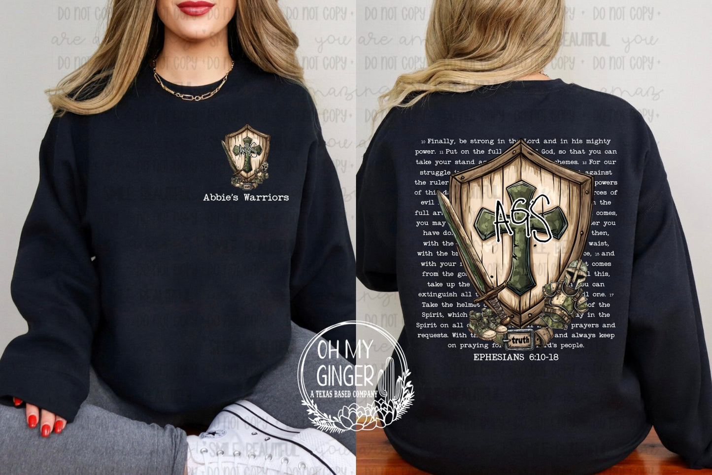 AGS Green Shield - White Letters