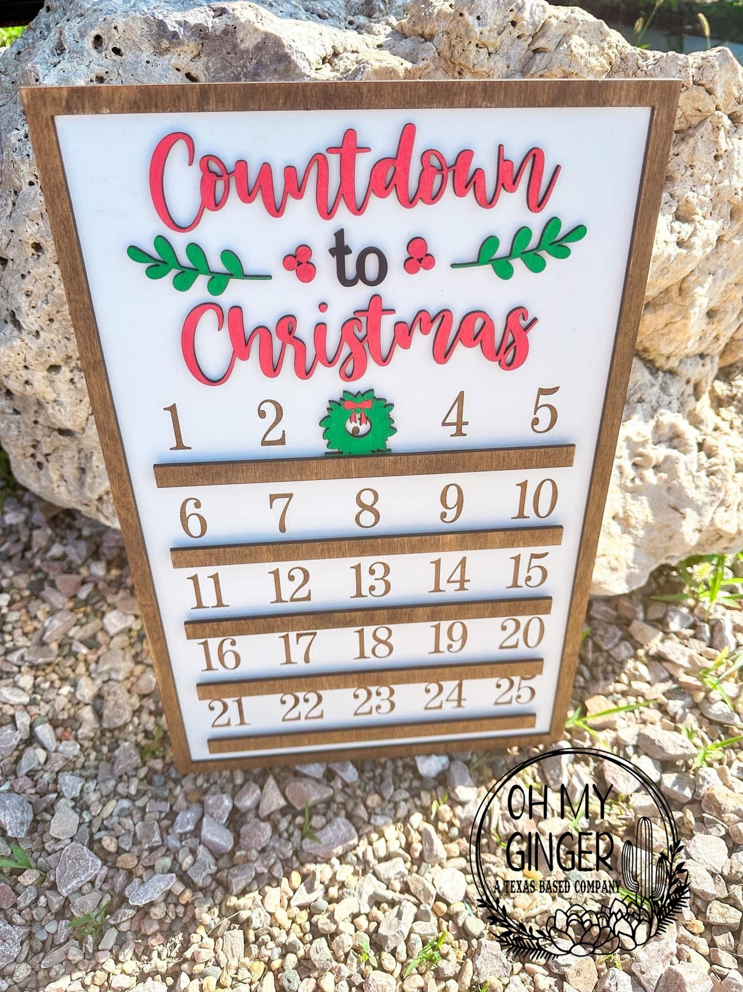 Countdown to Christmas Sign