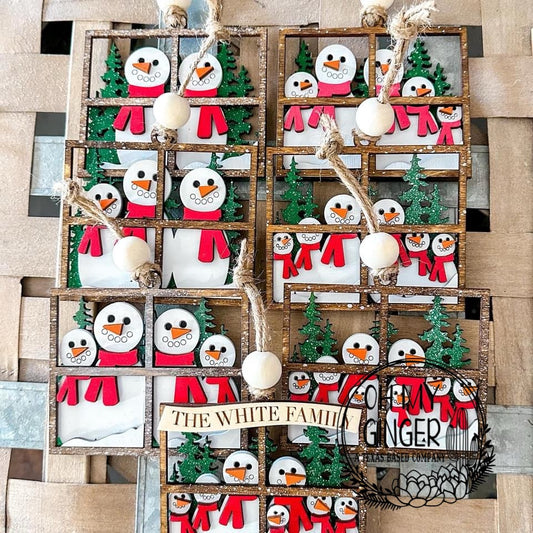 Snowman Family Ornament