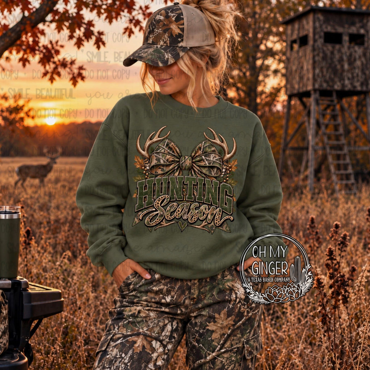 Hunting Season graphic apparel from Oh My Ginger