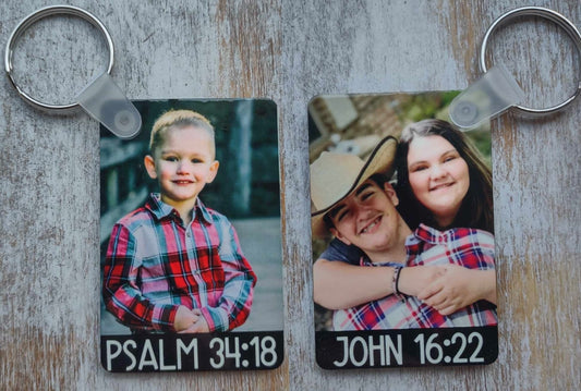 Kiersten, Landon, & Bentley Memorial Keychain