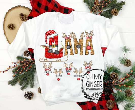 Custom Reindeer Sweatshirt