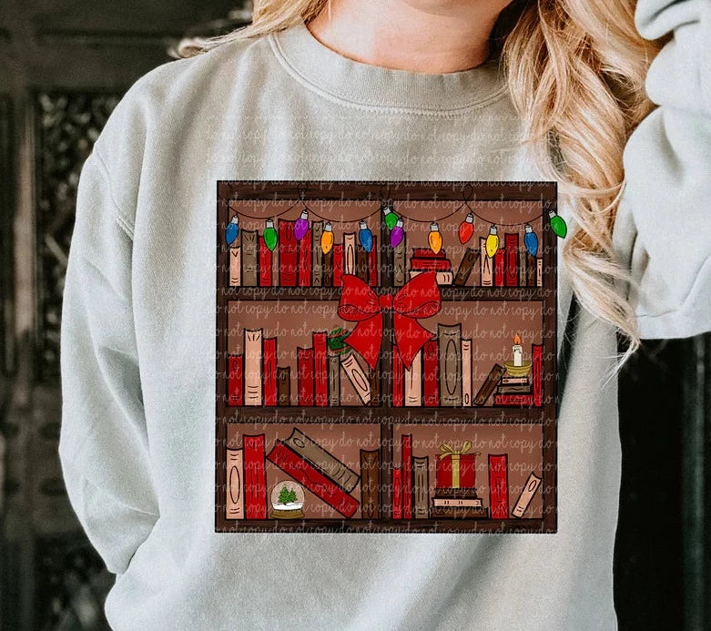 Christmas Bookshelf