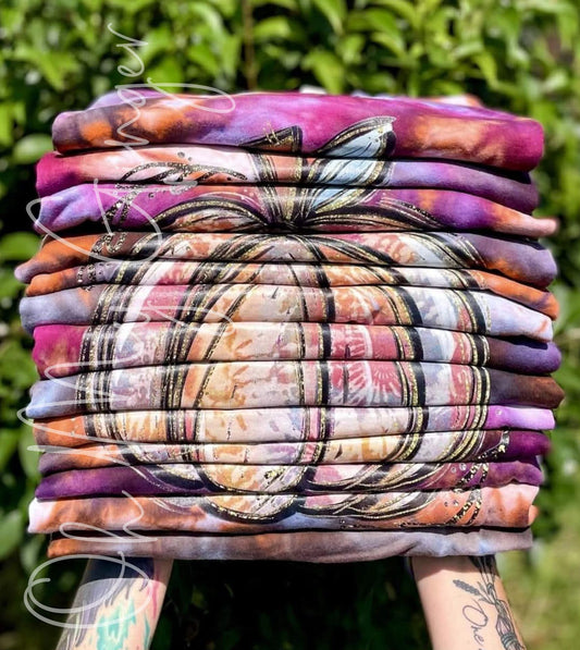 Autumn Pumpkin Fall Ice Dyed