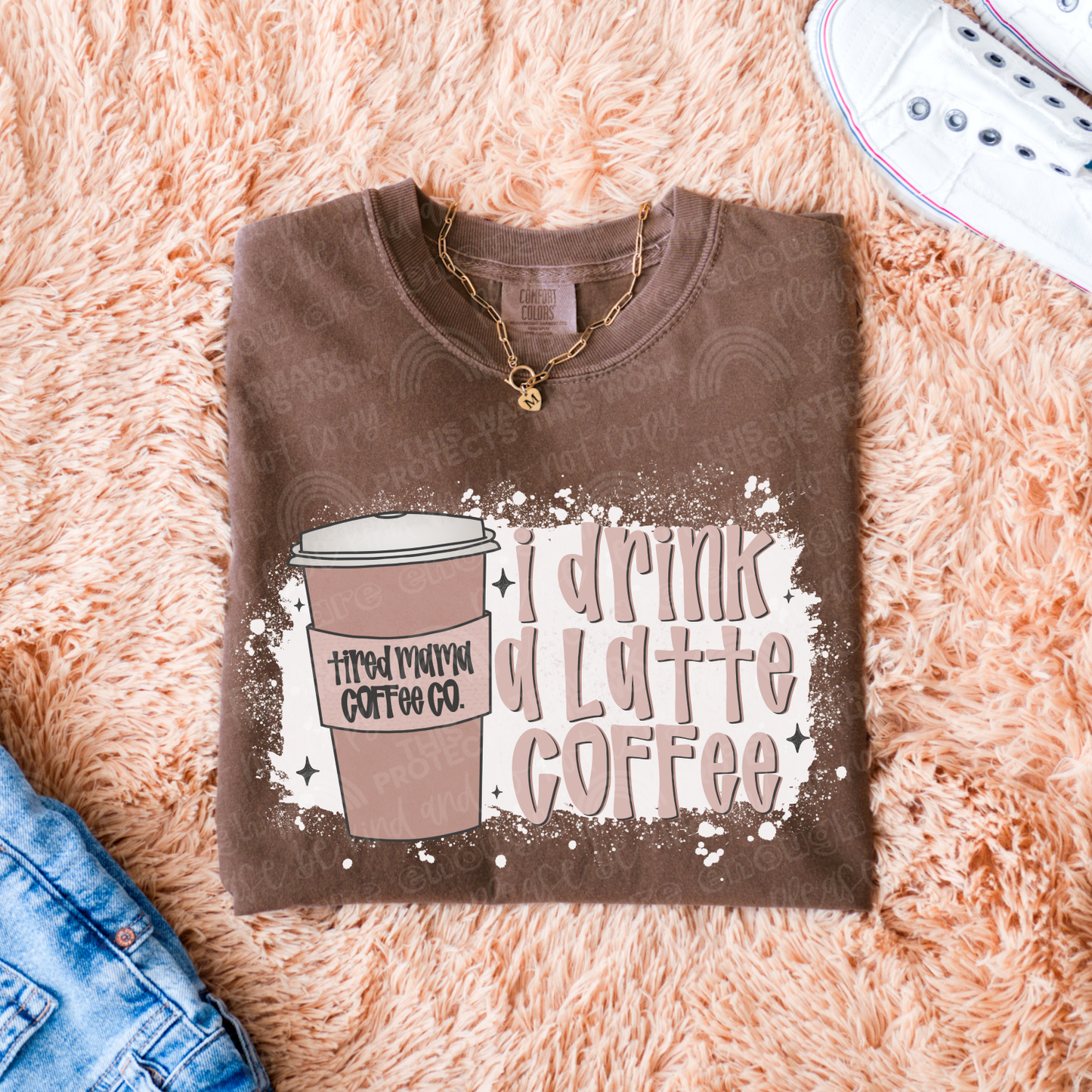 I Drink A Latte Coffee