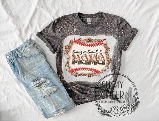 Baseball Mama Leopard