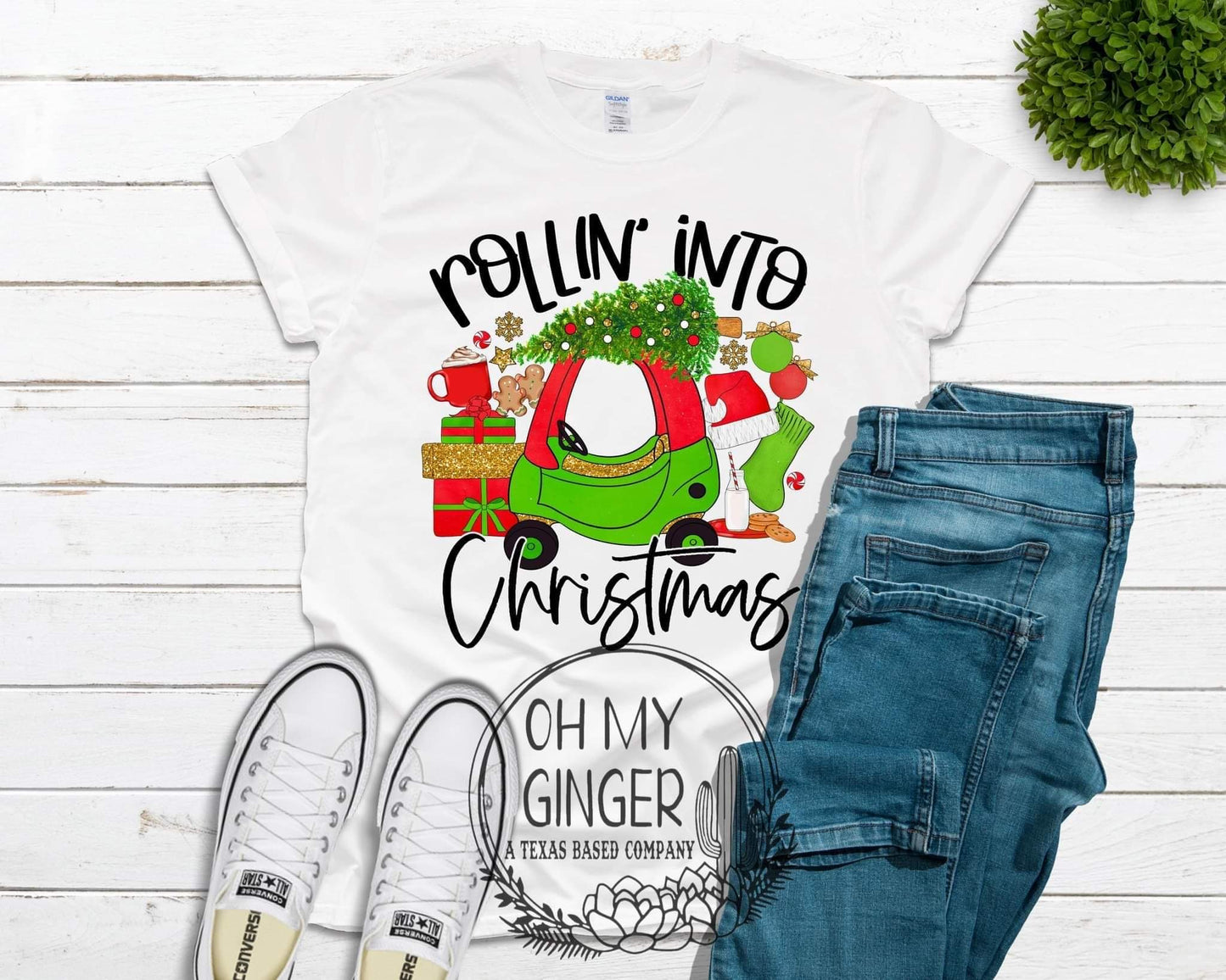 Rollin' Into Christmas (Green) - Kids