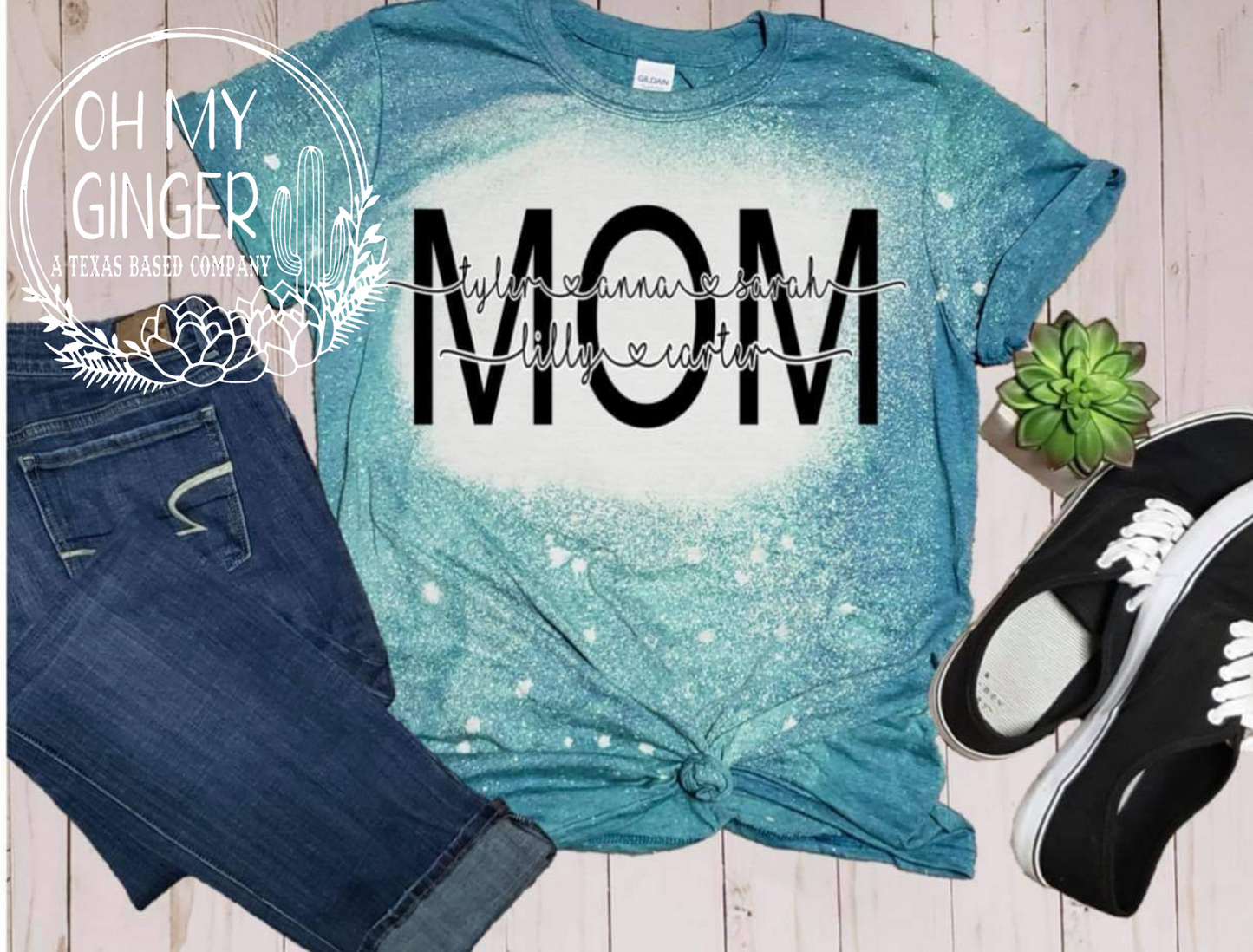 Mom Shirt w/ Kid Names