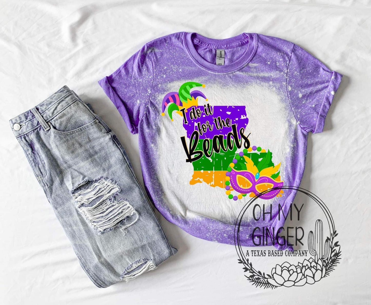 Louisiana I Do It For The Beads Mardi Gras